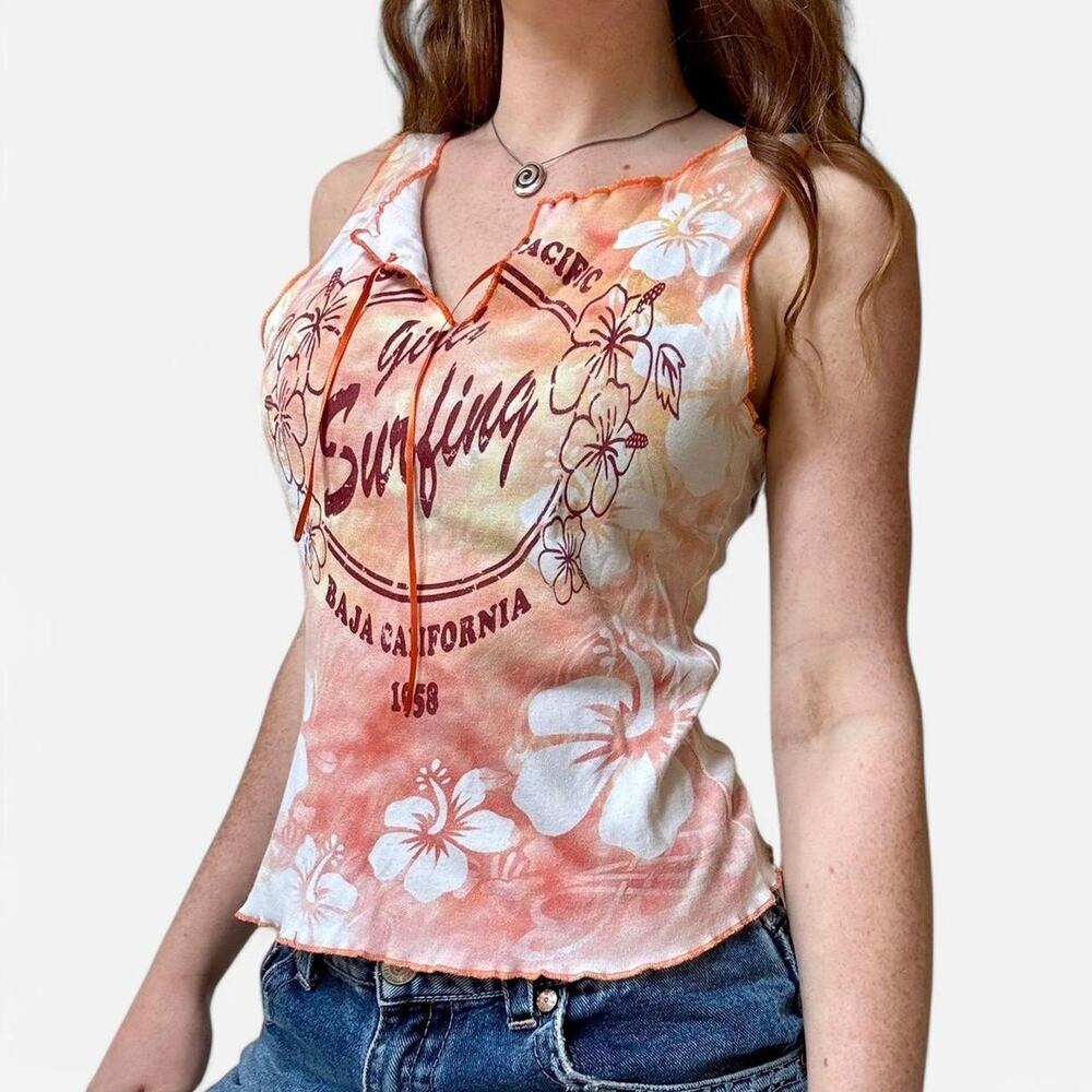 Vintage y2k surf tank